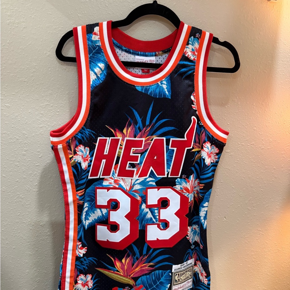 Mitchell & Ness Heat Jersey with Floral Design